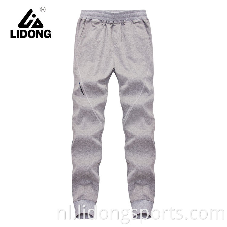 Aangepaste goedkope katoenen broek heren stretch broek Student tracksuit bodems Quick-dry